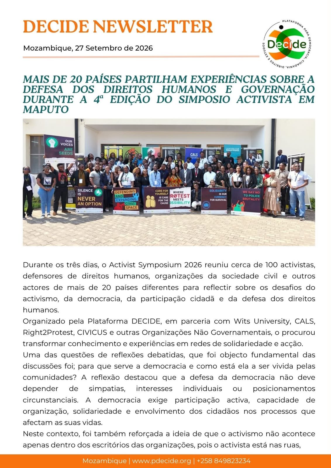 Symposium Newsletter Pt